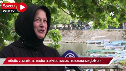 Küçük Venedik’te turistlerin rotası artık kadınlar çiziyor