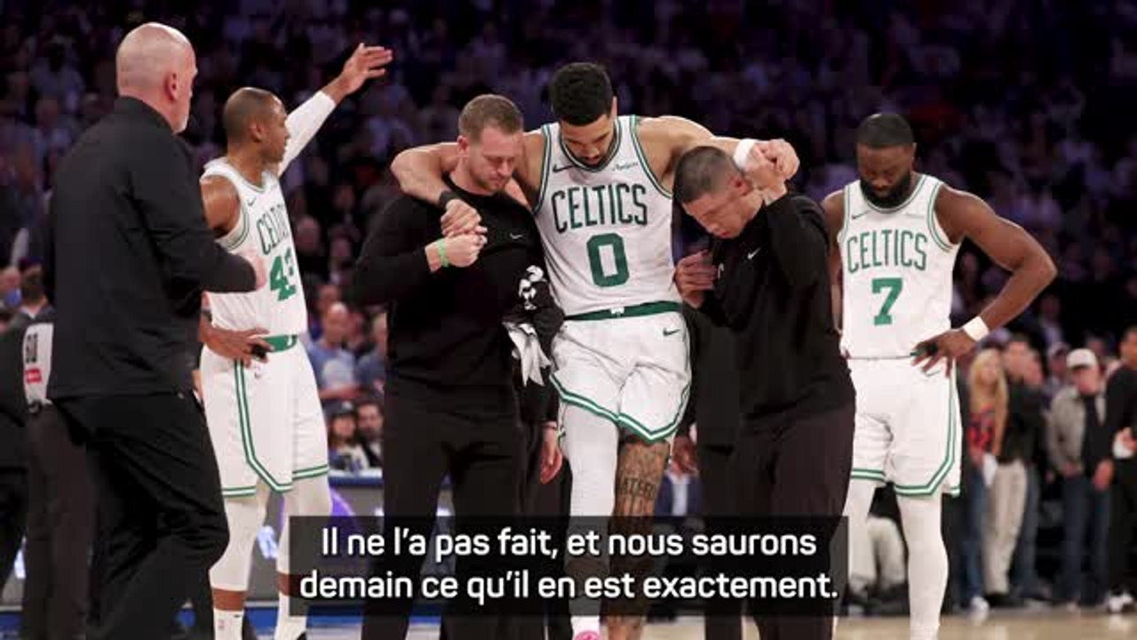 Celtics - Mazzulla et Brown sous le choc après la blessure de Tatum