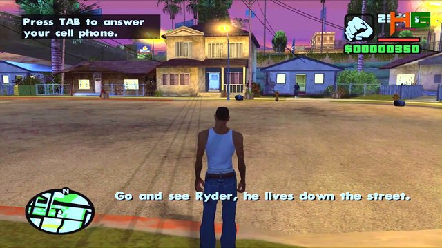GTA San Andreas | Mission Ryder | Tagging Up Turf | Part 2 | Hindi Urdu