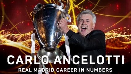 Carlo Ancelotti's Real Madrid career in numbers