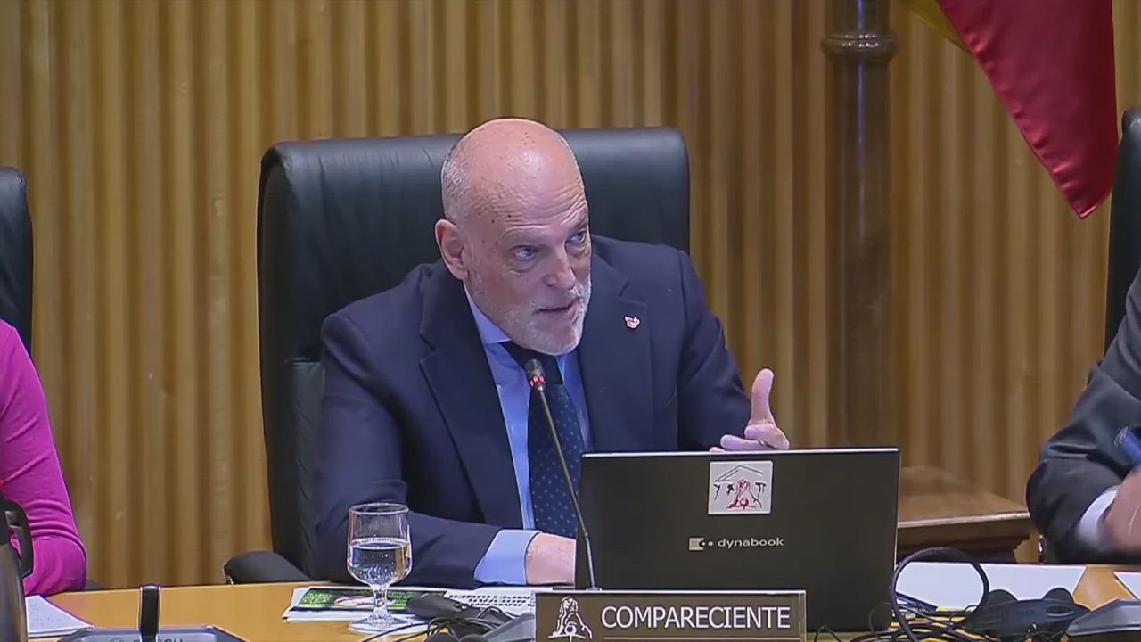 Tebas comparece en el Congreso de los Diputados para hablar de la Superliga y la industria del fútbol
