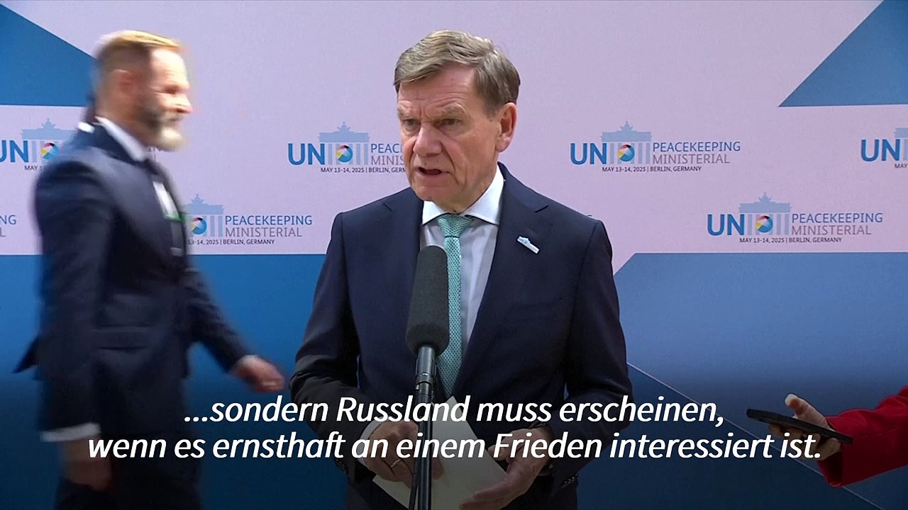 Wadephul: Russland muss an Verhandlungen mit Ukraine erscheinen