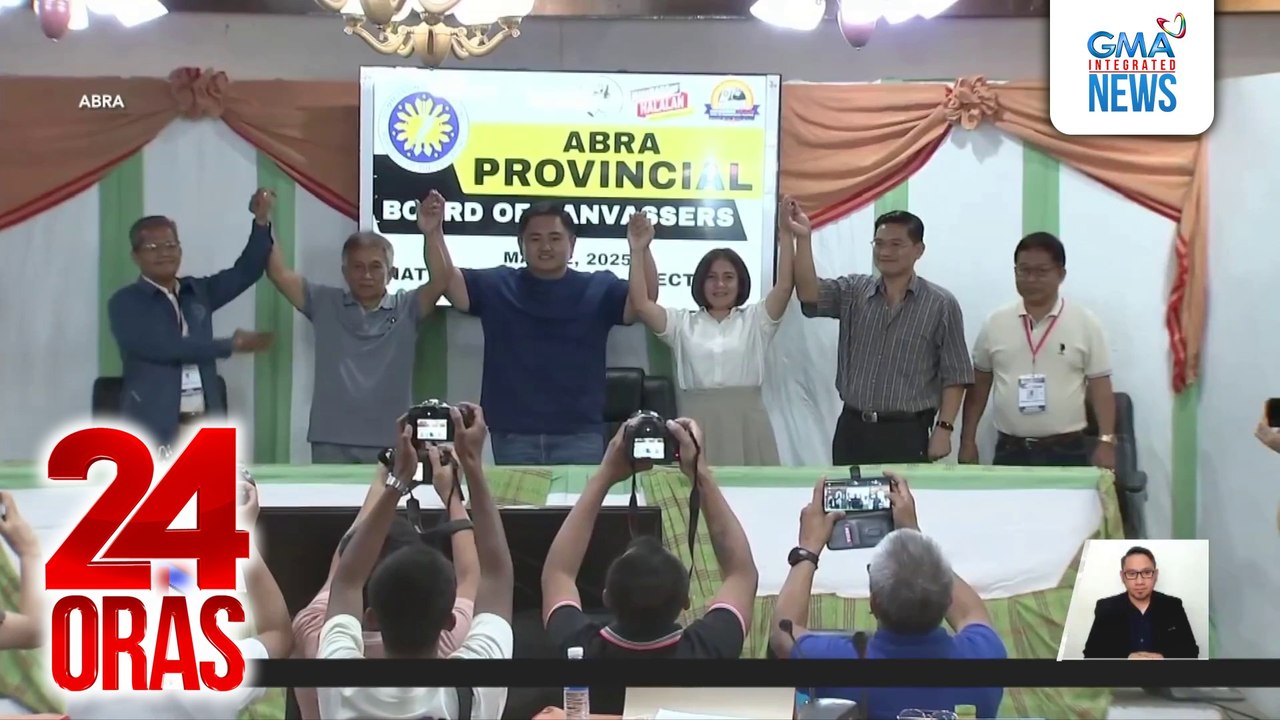 Sa Abra－Mga kaanak ni ES Bersamin na sina Takit at Anne Bersamin, iprinoklamang Gov at Vice Gov | 24 Oras