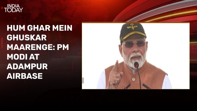 No place safe in Pakistan for terrorists: PM Modi at Adampur airbase