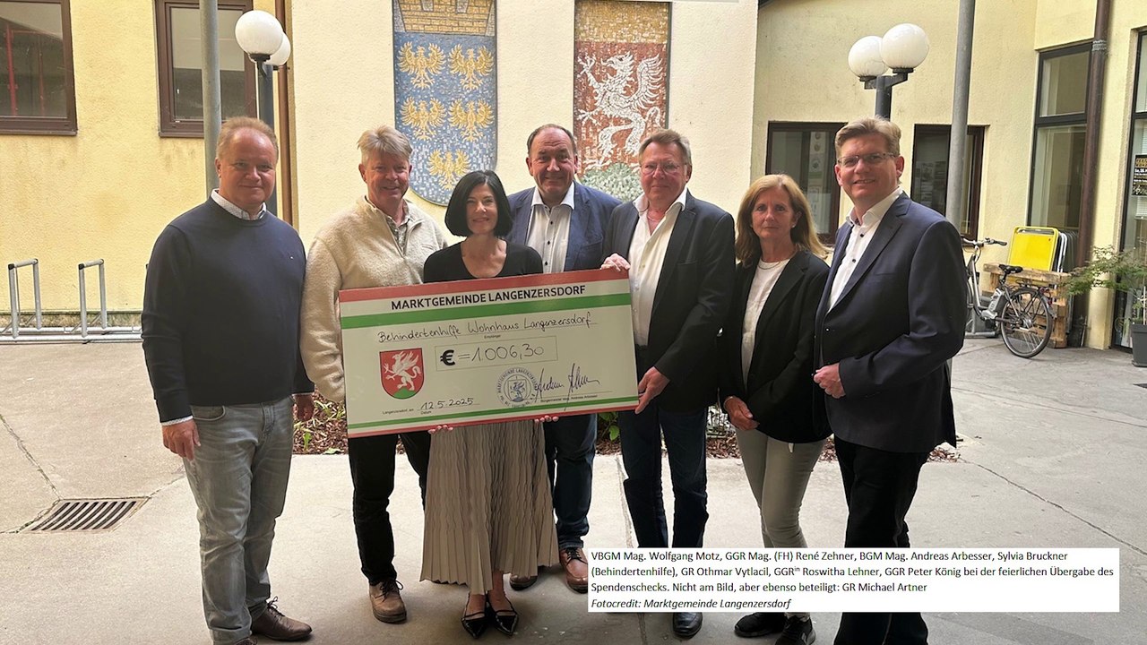 Langenzersdorf | Über € 1.000 für den guten Zweck gesammelt