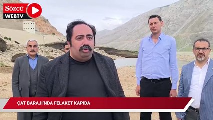 Çat Barajı’nda felaket kapıda: Su seviyesi tarihinin en düşük noktasında!