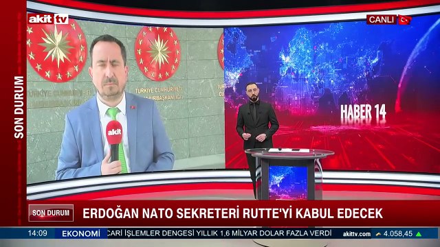 Cumhurbaşkanı Erdoğan NATO Sekreteri Rutte'yi kabul edecek