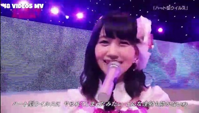 AKB48 - Heart Gata Virus (AKB48SHOW!) Kojima Haruna, Kojima Mako, Kojima Natsuki | ハート型ウイルス