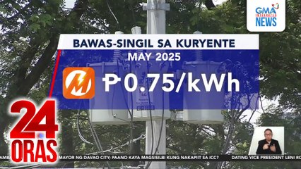 Meralco, may bawas-singil sa kuryente ngayong Mayo | 24 Oras