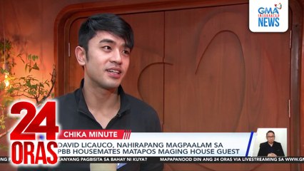 David Licauco, nahirapang magpaalam sa PBB housemates matapos maging house guest | 24 Oras