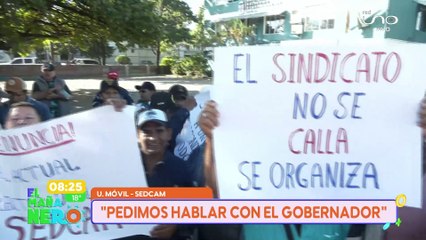 TRABAJADORES DE SEDCAM EN PARO INDEFINIDO
