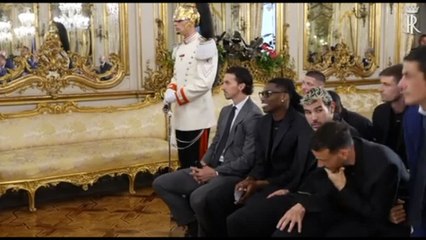 Mattarella riceve le finaliste di Coppa Italia, Milan e Bologna