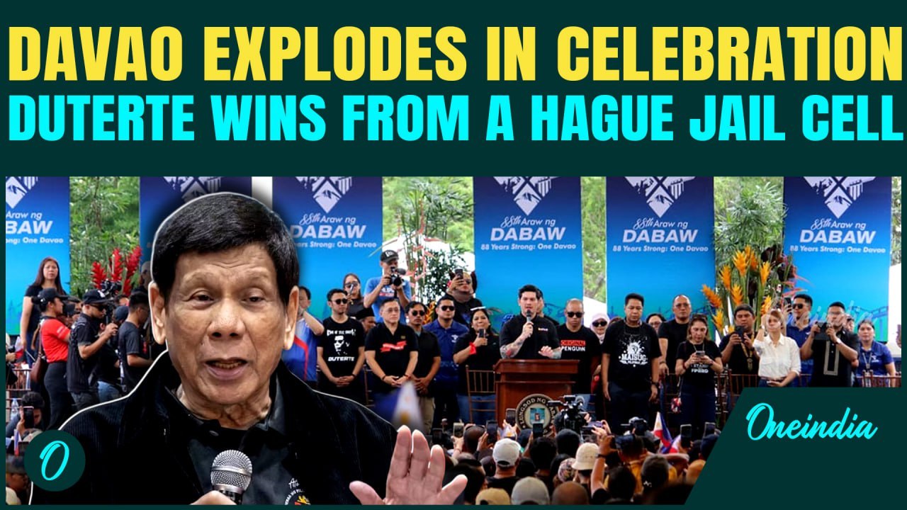 Crowd ERUPTS As Duterte WINS From Jail Cell | 662K Votes Rock Marcos Camp In Philippines Elections