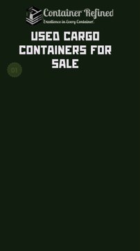 Used Cargo Containers for Sale: Sustainable & Cost-effective Storage