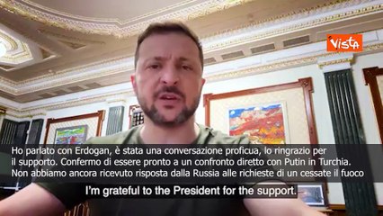 Zelensky: E' importante che Trump supporti l'incontro con Putin in Turchia e che venga