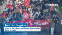 Journée de grève pour la fonction publique descendue dans la rue