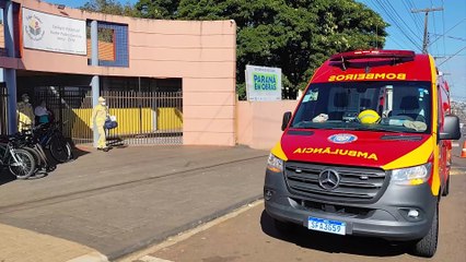 Agente Educacional é socorrida pelo Siate no Colégio Estadual Padre Pedro Canísio Henz