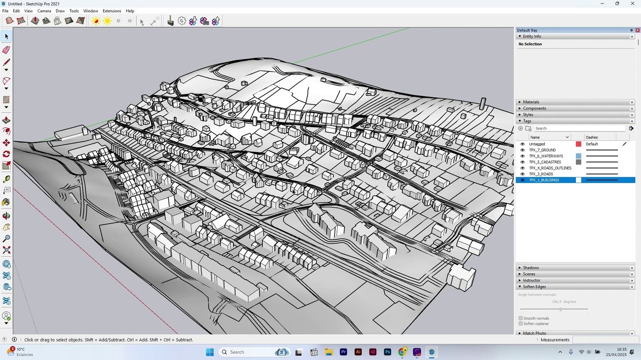 TopoExport.com - How to Import a Digital Terrain Model (DTM) into SketchUp