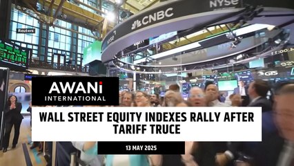 Wall Street equity indexes rally after tariff truce