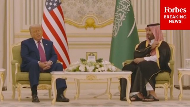 President Trump And Crown Prince MBS Hold Bilateral Meeting In Riyadh, Saudi Arabia
