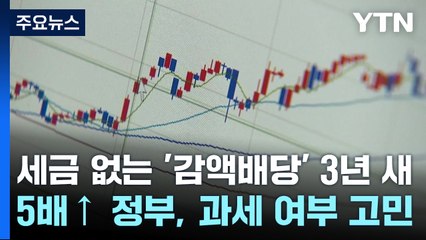 세금 없는 '감액배당' 3년 새 5배↑...정부, 과세 여부 고민 / YTN