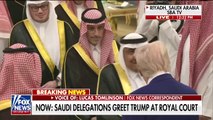 Fox News TV - Trump greeted by Saudi royal delegation during historic Mideast visit