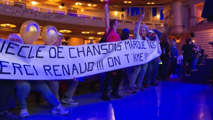 Le chanteur Renaud au Grand Rex pour la projection d'un film sur son concert culte