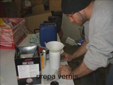 jante peugeot restylée avec peinture nacre et poudre holo