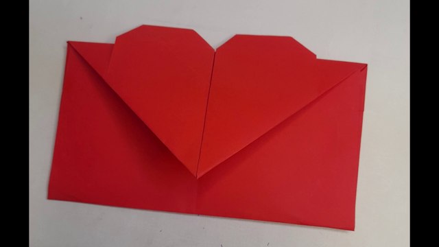 How to Make a Heart Envelope with Paper | Easy DIY Origami Envelope Tutorial