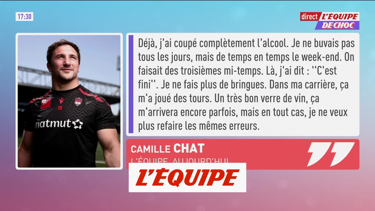 Chat raconte comment il a changé son hygiène de vie depuis son départ du Racing - Rugby - Top 14