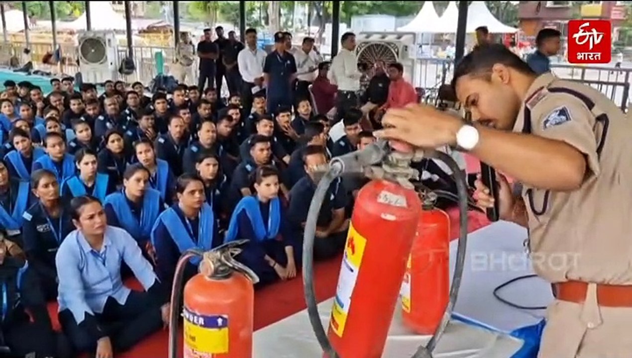 महाकाल मंदिर में फिर आग से बचने की ट्रेनिंग, 10 महीने में दूसरी बार देनी पड़ रही ट्रेनिंग