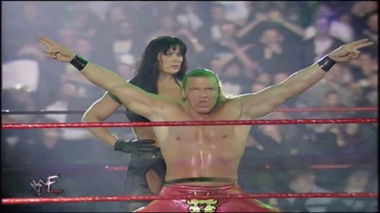 Triple H w/ Chyna vs Jeff Jarrett w/ Debra - Capital Carnage 1998 6/12/98