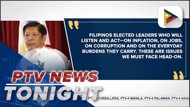 PBBM thanks Filipinos for participating in midterm polls, describes polls as peaceful and orderly