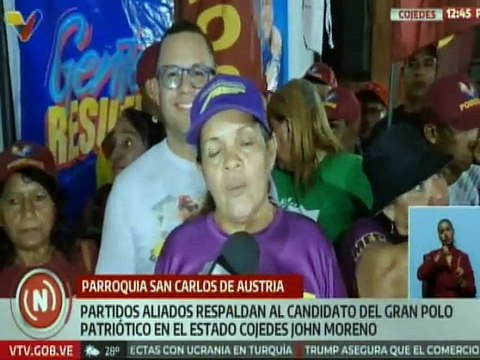 Cojedes | Partidos aliados al GPP ratificaron su confianza por el candidato John Carlos Moreno