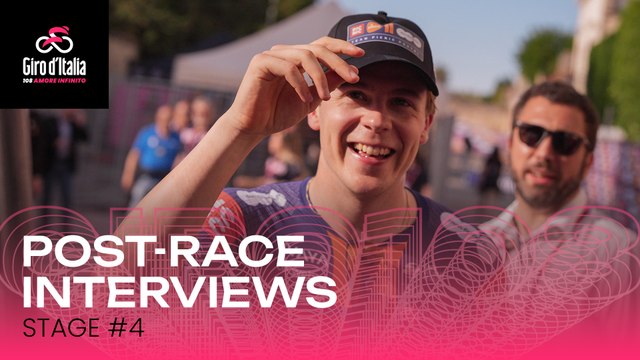 Giro d'Italia 2025 | Stage 4: Post-race interviews