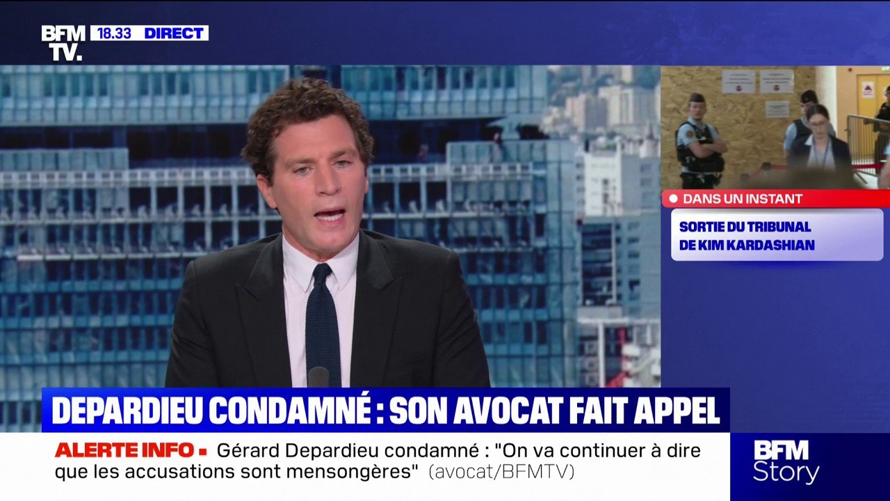 Gérard Depardieu condamné: "On va continuer à dire que les accusations sont mensongères", affirme Me Jérémie Assous, avocat de Gérard Depardieu