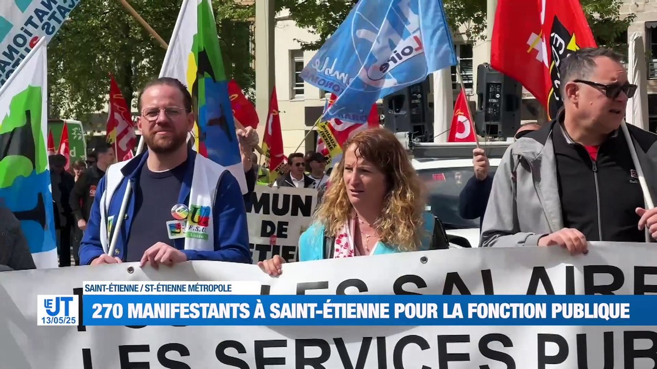 270 manifestants pour défendre le service public / La sécurité renforcée dans les transports / Le premier Guide Michelin Saint-Etienne vient de sortir / La biennale Internationale Design Saint-Etienne revient dans une semaine