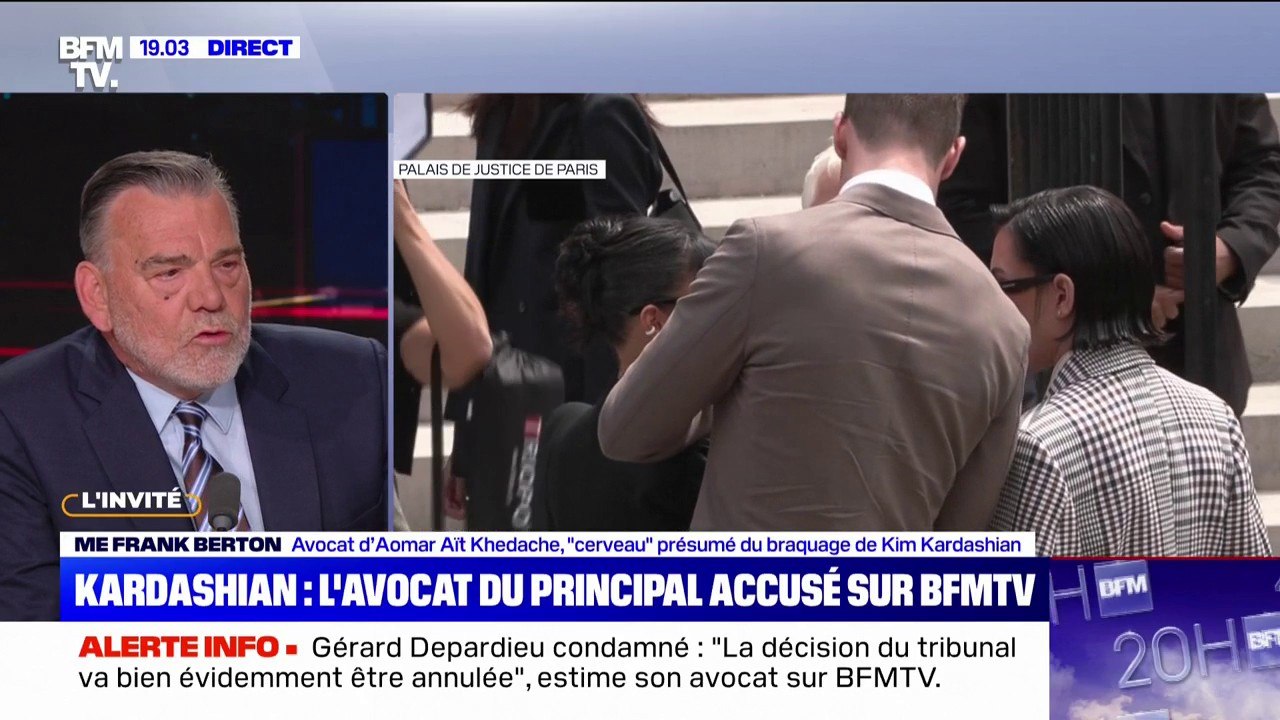 Procès du braquage de Kim Kardashian: "Il y avait beaucoup d'émotions", raconte Me Frank Berton, avocat d’Aomar Aït Khedache, "cerveau" présumé du braquage