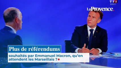 Plus de référendums souhaités par Emmanuel Macron, qu'en attendent les Marseillais ?