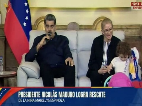 Pdte. Maduro resalta el arduo trabajo realizado para el retorno de la niña Maikelys Espinoza a Venezuela