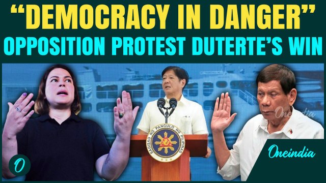 Duterte’s Controversial Victory Sparks Uproar Across Philippines: Opposition Erupts into Protests