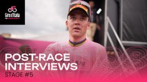 Giro d'Italia 2025 | Stage 5: Post-race interviews