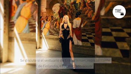 Eurovisión se pone puritana. Erika Vikman (Finlandia) censurada por un vestuario similar al de Chanel en 2022