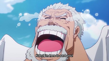 Garp's Epic Galaxy Impact Saves Koby – One Piece Episode 1114 [HD]