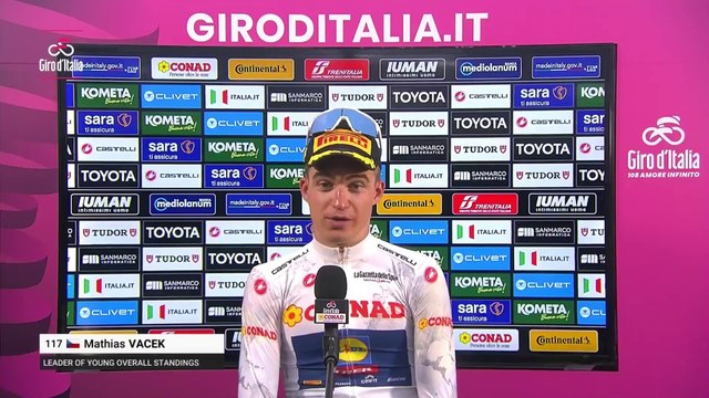 Cycling - Giro d'Italia 2025 - Mathias Vacek : Maybe I was too strong for Mads Pedersen, but...