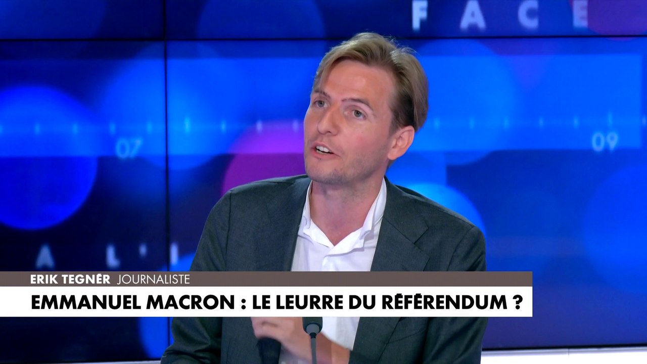 Erik Tegnér : «Emmanuel Macron n’a jamais osé consulter directement le peuple»
