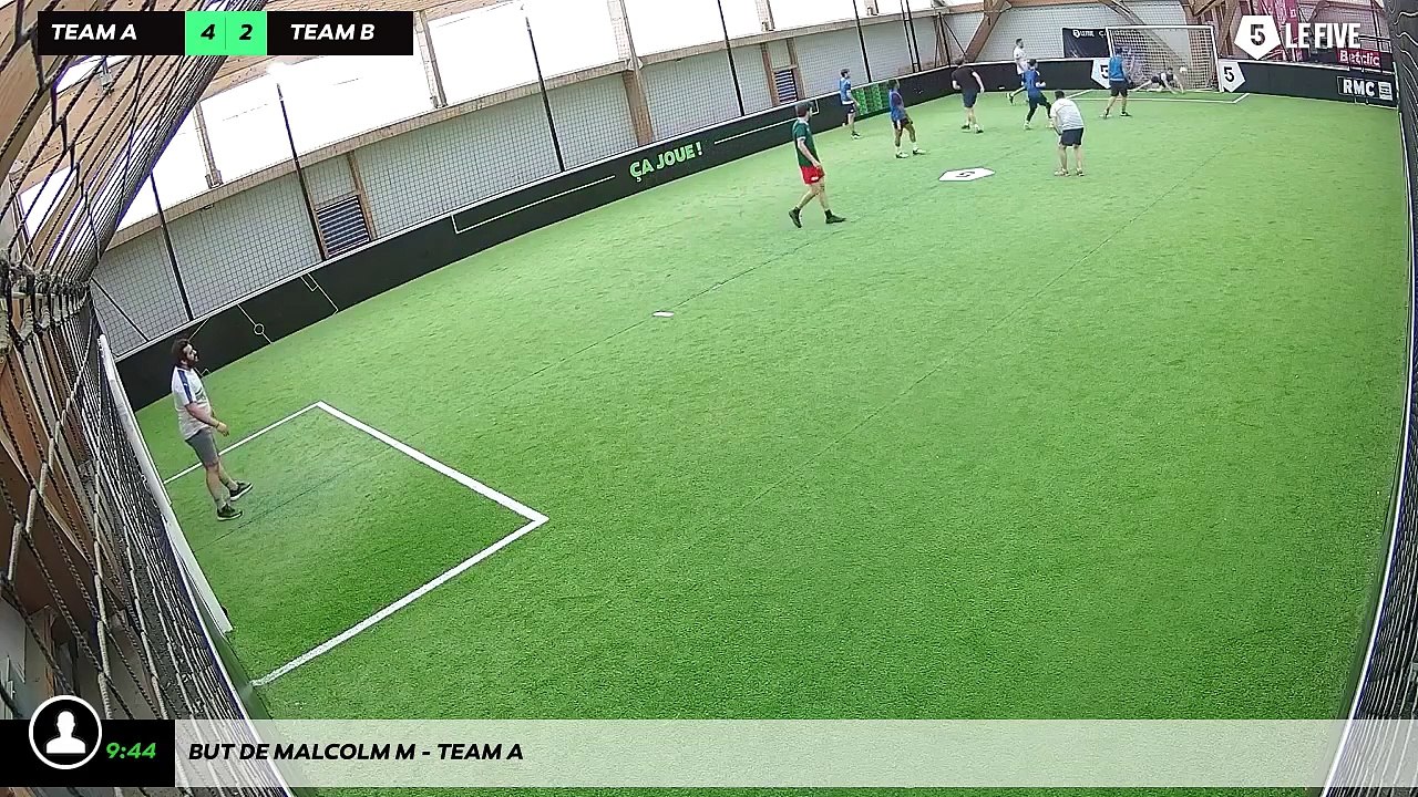But de Malcolm M - Team A