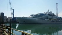 Luxury cruise ship Silver Endeavour visits Portsmouth
