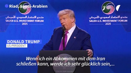Trump bietet Iran "Deal" an - und droht mit "maximalem Druck"