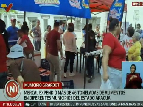 En el mcpio. Girardot de Aragua más de 10 mil 350 familias fueron beneficiadas con alimentos